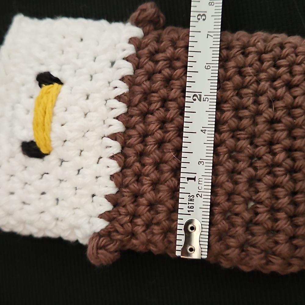 Small Crochet Eagle Pouch - Picture 6 of 7